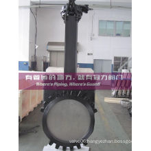 DIN Ductile Iron Bevel Gear Knife Gate Valve